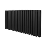 Oval Column Radiator – 600mm x 1200mm – Black - Used - Acceptable