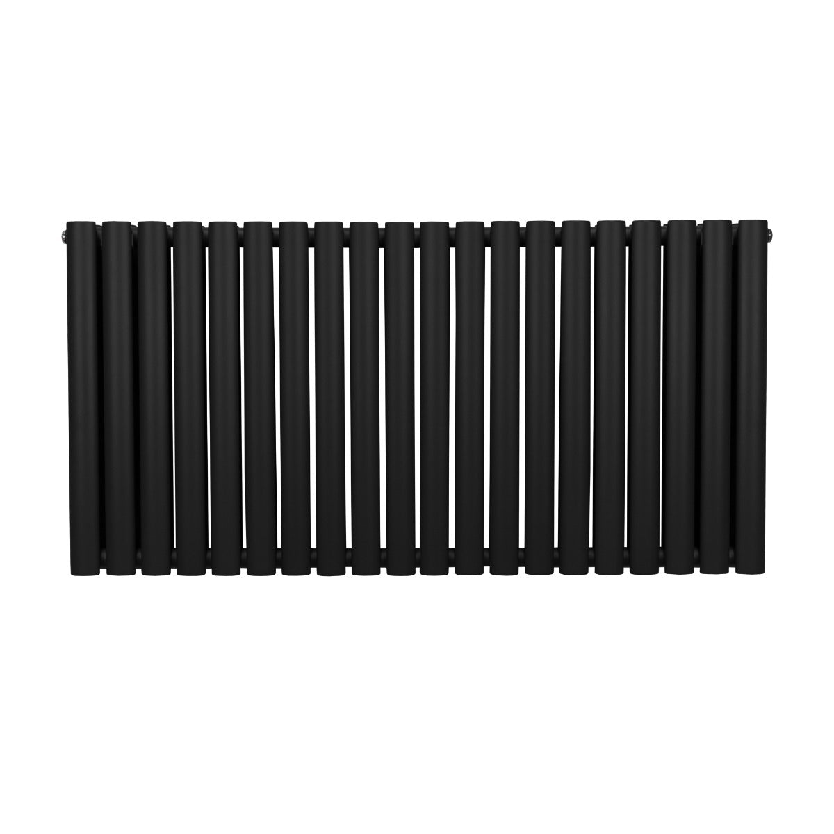 Oval Column Radiator – 600mm x 1200mm – Black - Used - Acceptable