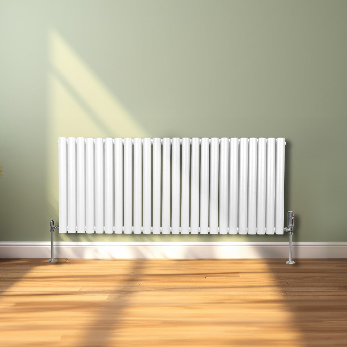 Oval Column Radiator – 600mm x 1440mm – White - Used - Good