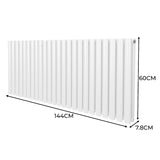 Oval Column Radiator – 600mm x 1440mm – White - Used - Good