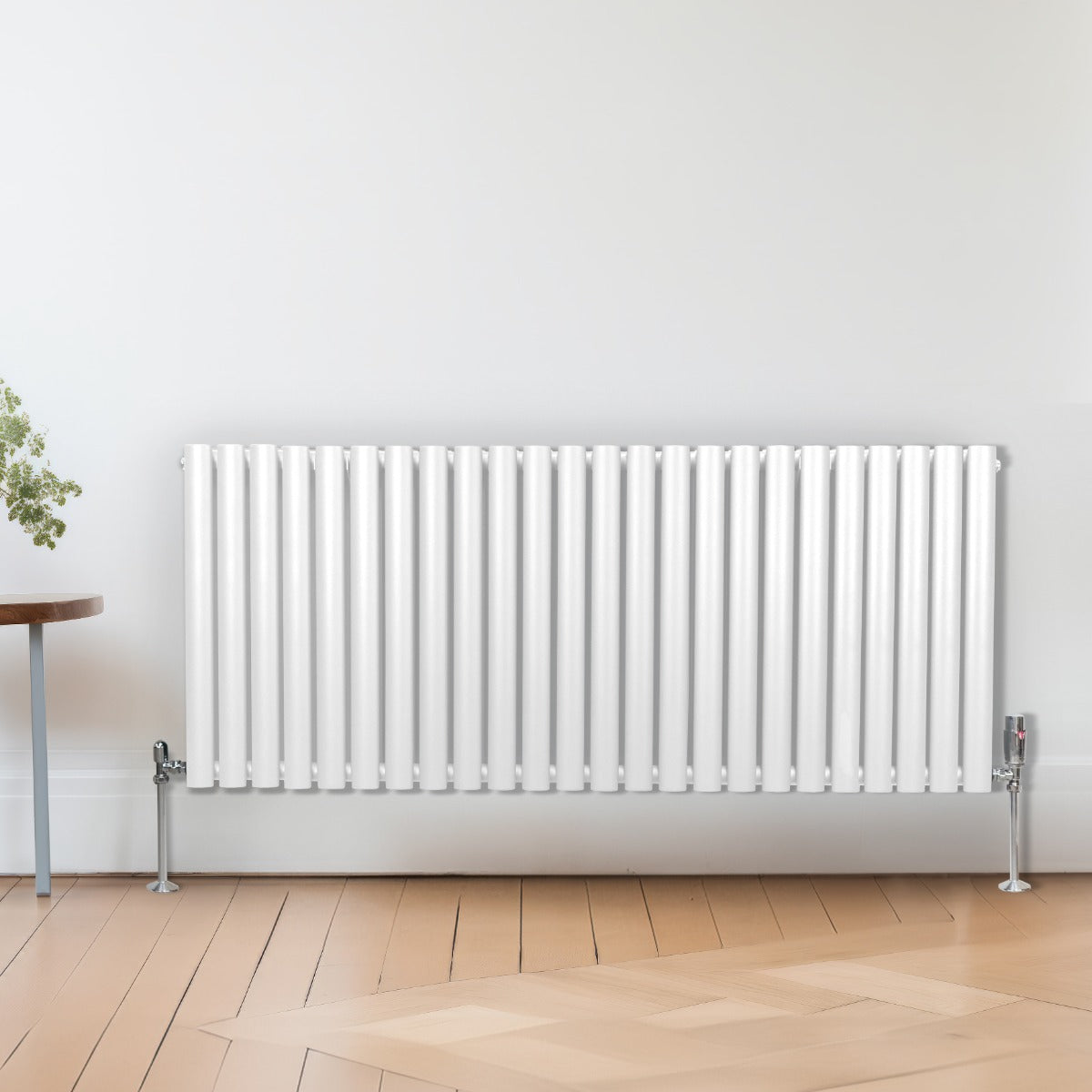 Oval Column Radiator – 600mm x 1440mm – White - Used - Good