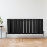 Oval Column Radiator – 600mm x 1440mm – Black - Like New