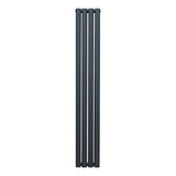 Oval Column Radiator – 1600mm x 240mm – Anthracite Grey - Used - Good