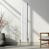 Oval Column Radiator – 1600mm x 240mm – White - Used - Very Good