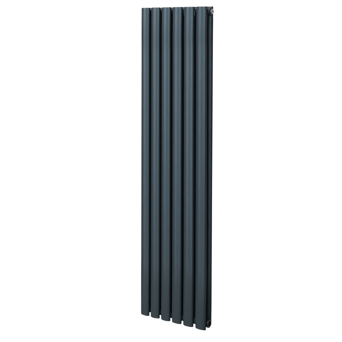 Oval Column Radiator – 1600mm x 360mm – Anthracite Grey - Used - Acceptable