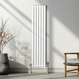 Oval Column Radiator – 1600mm x 360mm – White - Used - Good