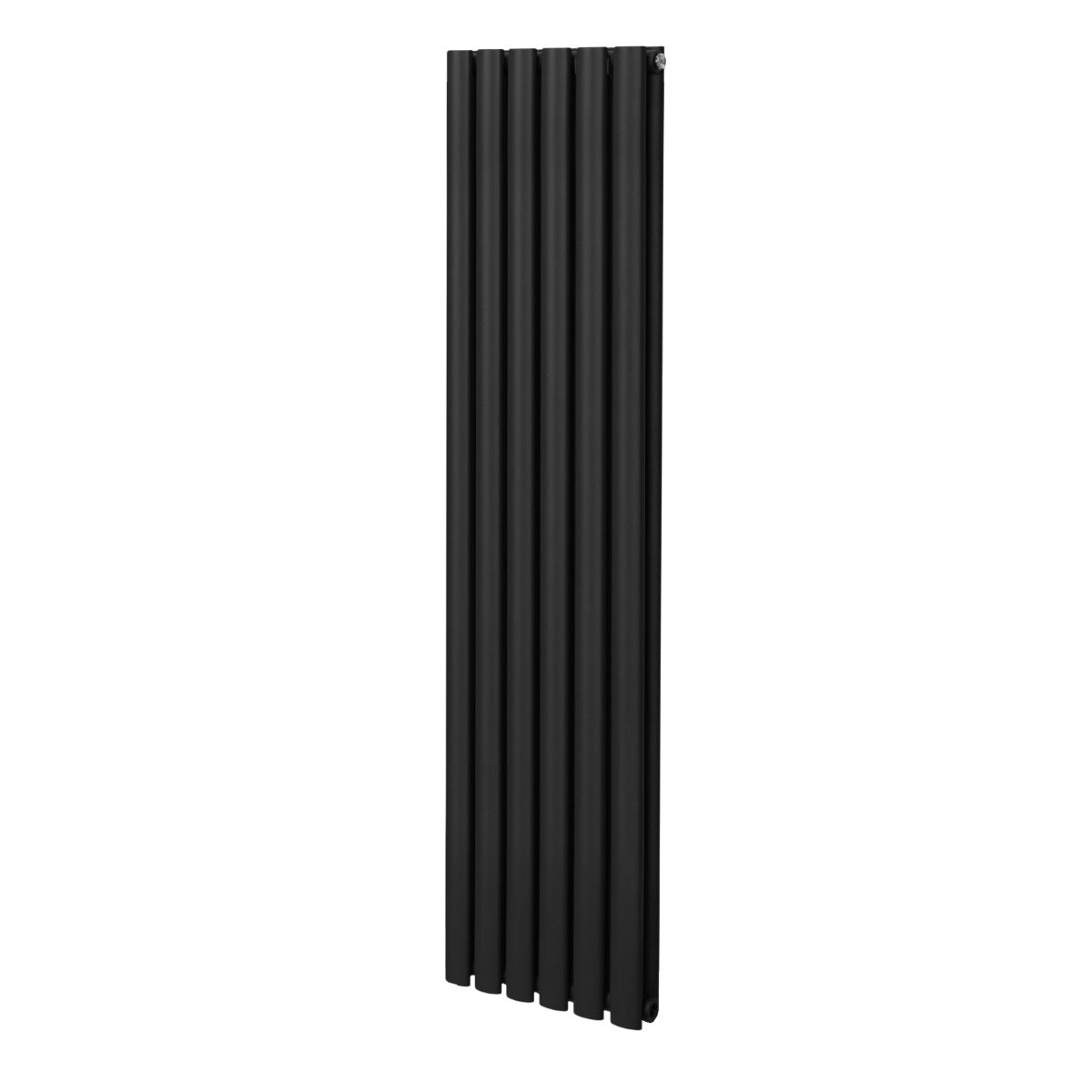 Oval Column Radiator – 1600mm x 360mm – Black - Used - Acceptable