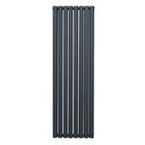 Oval Column Radiator – 1600mm x 480mm – Anthracite Grey - Used - Good