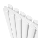 Oval Column Radiator – 1600mm x 480mm – White - Used - Very Good