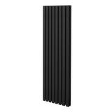 Oval Column Radiator – 1600mm x 480mm – Black - Used - Very Good