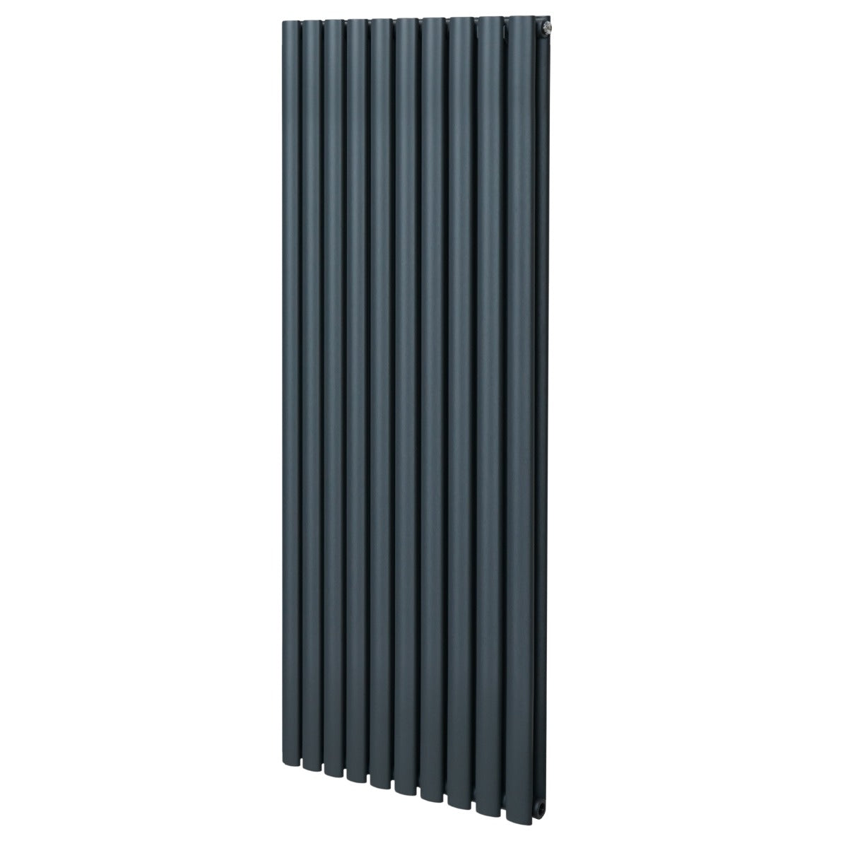 Oval Column Radiator – 1600mm x 600mm – Anthracite Grey - Like New