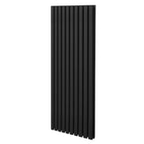 Oval Column Radiator – 1600mm x 600mm – Black - Used - Acceptable