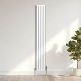 Oval Column Radiator – 1800mm x 240mm – White - Used - Acceptable