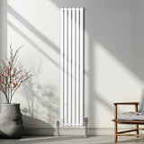 Oval Column Radiator – 1800mm x 360mm – White - Used - Good