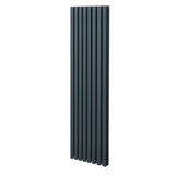 Oval Column Radiator – 1800mm x 480mm – Anthracite Grey - Used - Very Good
