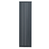 Oval Column Radiator – 1800mm x 480mm – Anthracite Grey - Used - Very Good