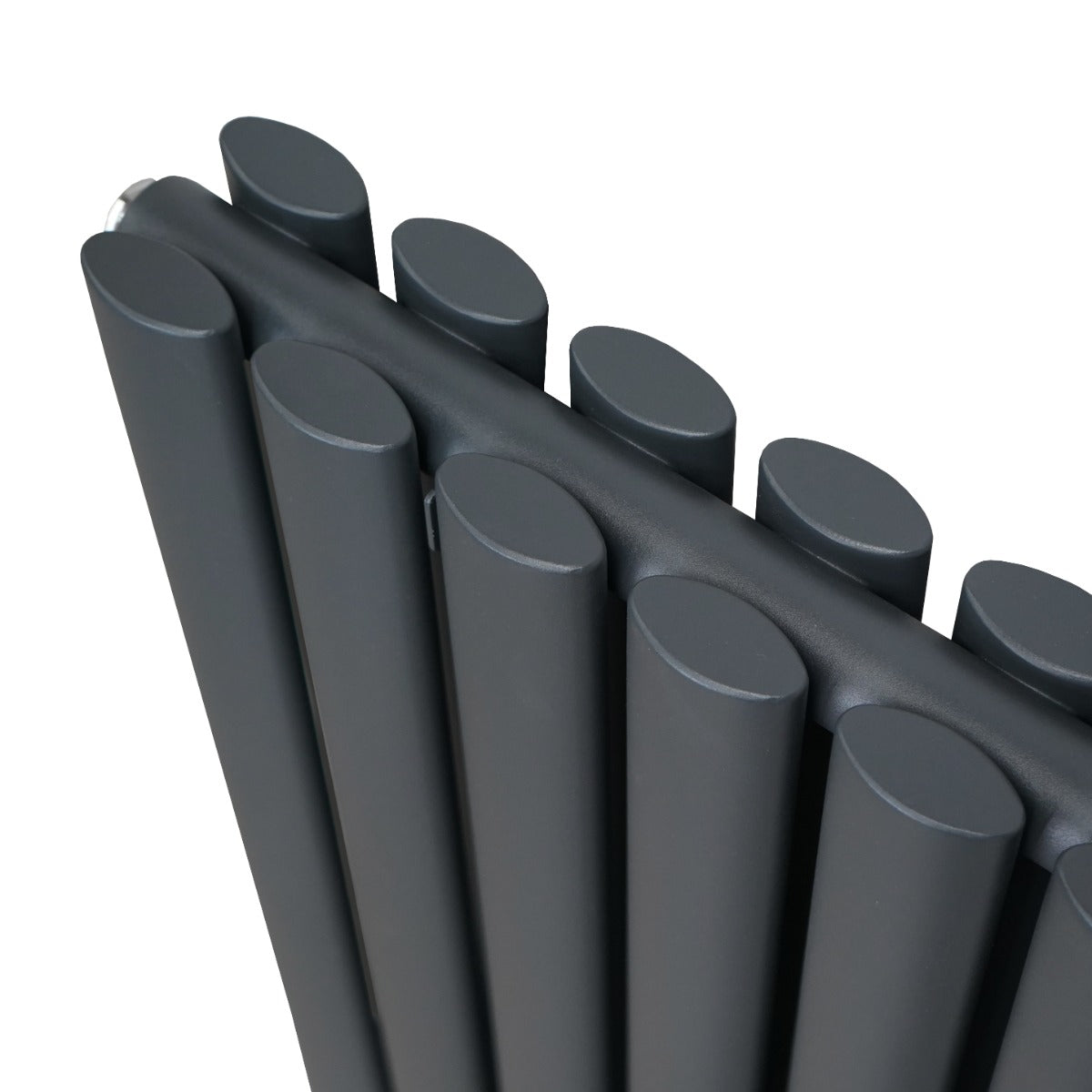 Oval Column Radiator – 1800mm x 480mm – Anthracite Grey - Used - Very Good