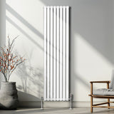 Oval Column Radiator – 1800mm x 480mm – White - Used - Good