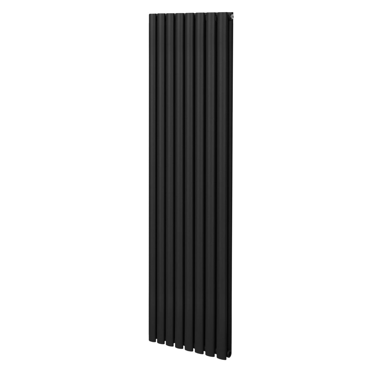 Oval Column Radiator – 1800mm x 480mm – Black - Used - Acceptable
