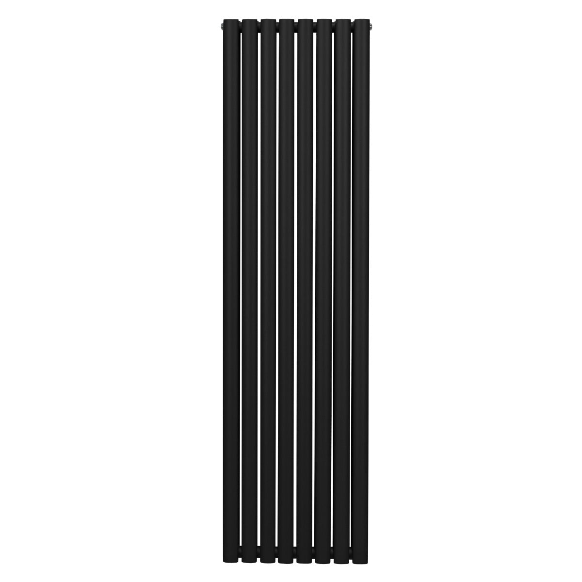 Oval Column Radiator – 1800mm x 480mm – Black - Used - Acceptable