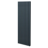 Oval Column Radiator – 1800mm x 600mm – Anthracite Grey - Used - Very Good