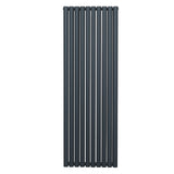 Oval Column Radiator – 1800mm x 600mm – Anthracite Grey - Used - Acceptable