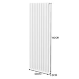 Oval Column Radiator – 1800mm x 600mm – White - Used - Very Good