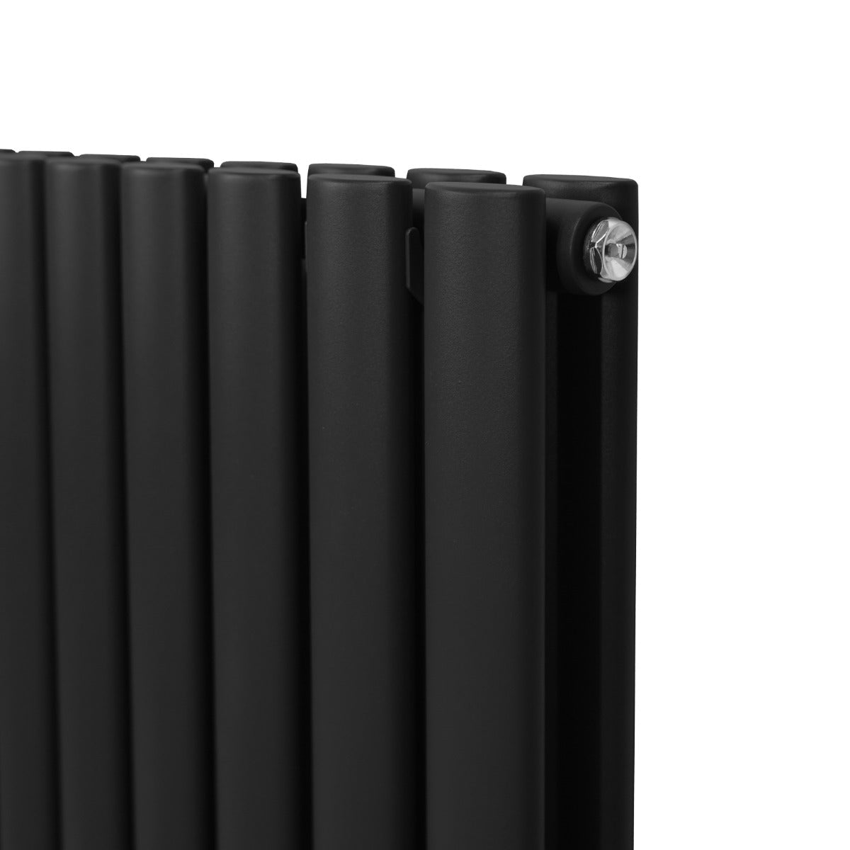 Oval Column Radiator – 1800mm x 600mm – Black - Used - Very Good