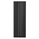Oval Column Radiator – 1800mm x 600mm – Black - Used - Very Good