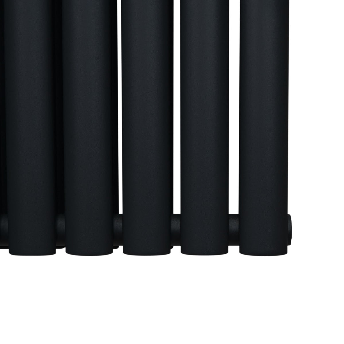 Oval Column Radiator – 1800mm x 600mm – Black - Used - Very Good