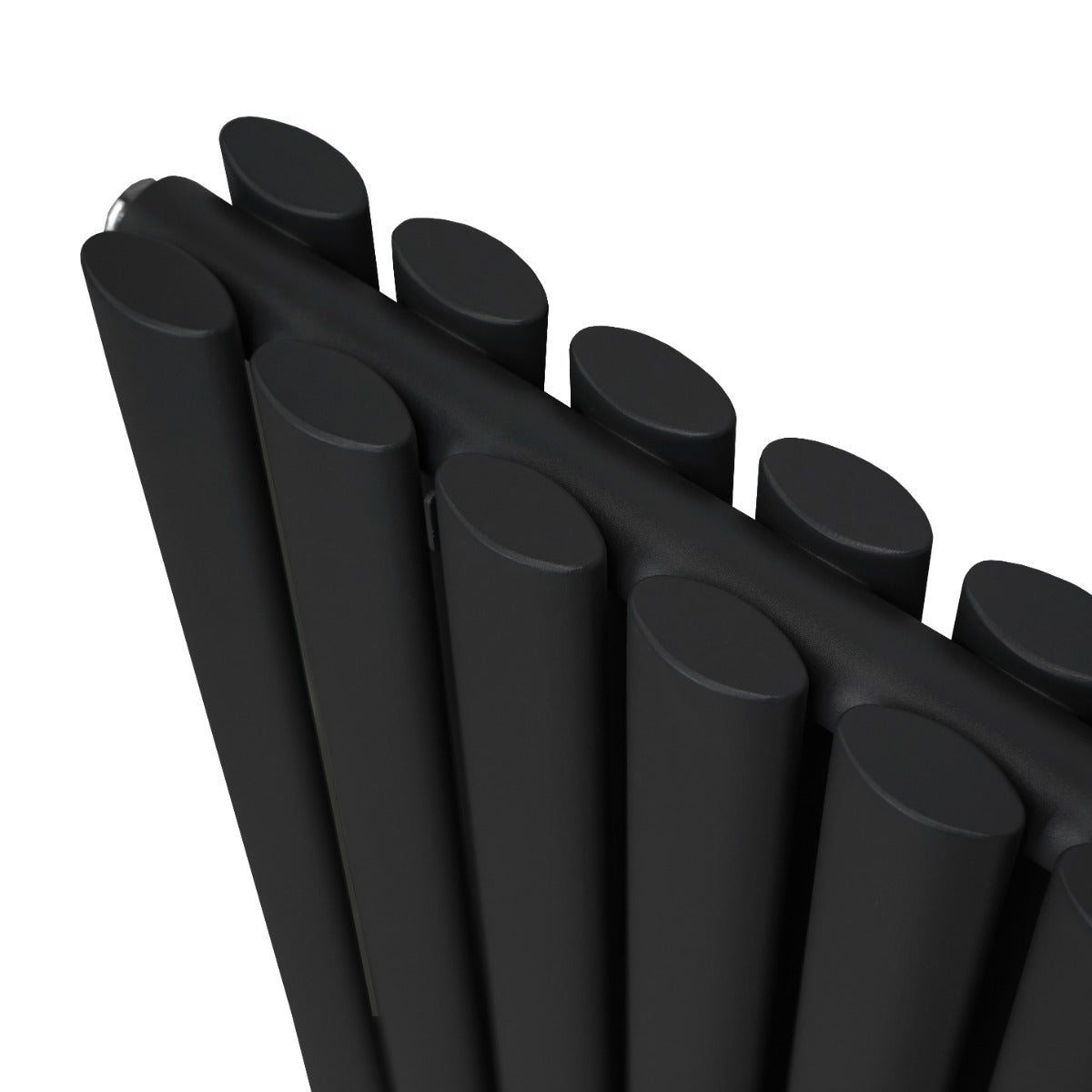 Oval Column Radiator – 1800mm x 600mm – Black - Used - Very Good