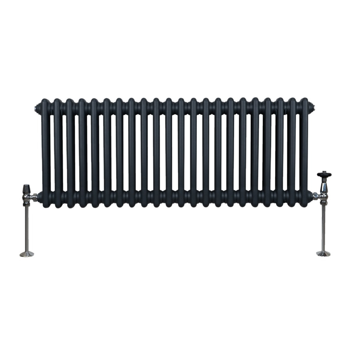 Traditional 2 Column Radiator - 300 x 1012mm - Anthracite Grey - Used - Acceptable