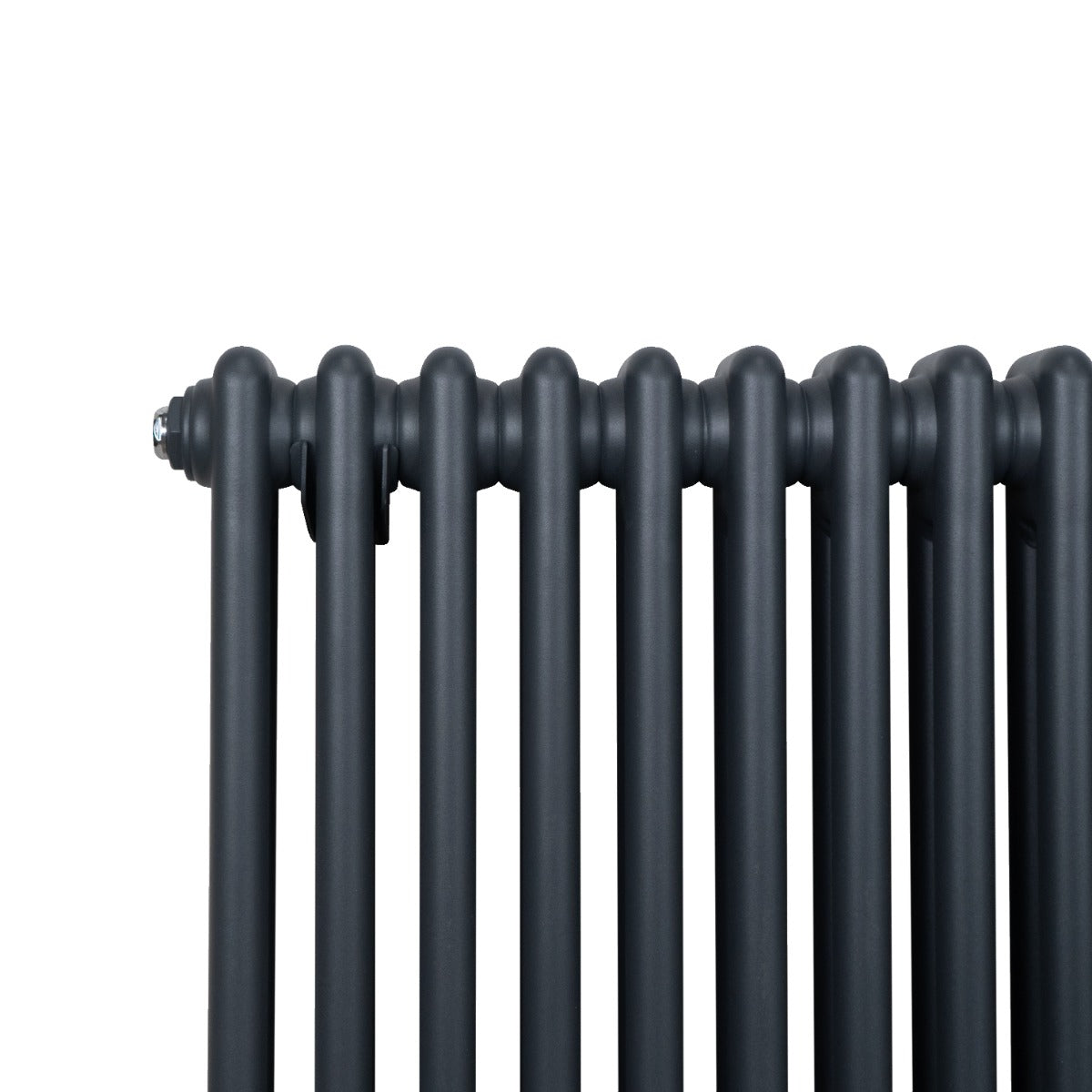 Traditional 2 Column Radiator - 600 x 832mm - Anthracite Grey - Used - Acceptable