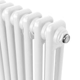 Traditional 2 Column Radiator - 600 x 832mm - White - Used - Acceptable