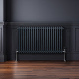 Traditional 2 Column Radiator - 600 x 1012mm - Anthracite Grey - Like New