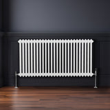 Traditional 2 Column Radiator - 600 x 1192mm - White - Used - Acceptable