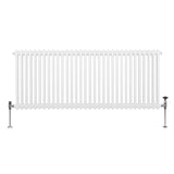 Traditional 2 Column Radiator - 600 x 1462mm - White - Like New