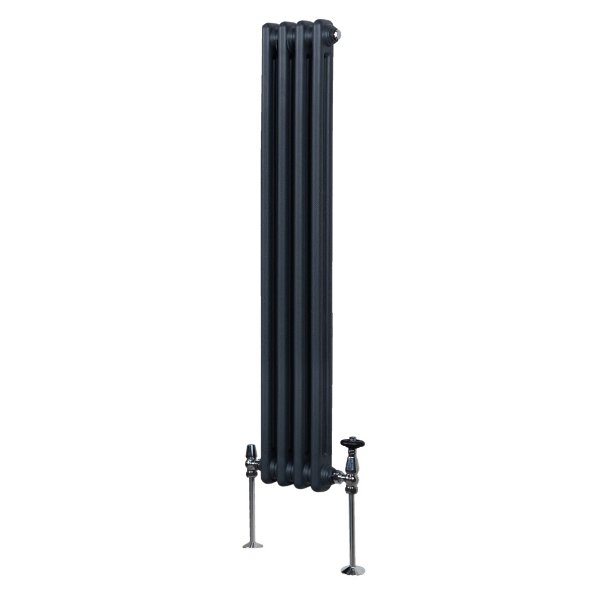 Traditional 2 Column Radiator - 1500 x 202mm - Anthracite Grey - Used - Acceptable