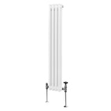Traditional 2 Column Radiator - 1500 x 202mm - White - Like New