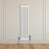 Traditional 2 Column Radiator - 1500 x 292mm - White - Used - Acceptable