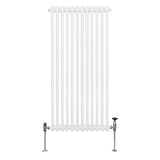 Traditional 2 Column Radiator - 1500 x 562mm - White - Used - Good