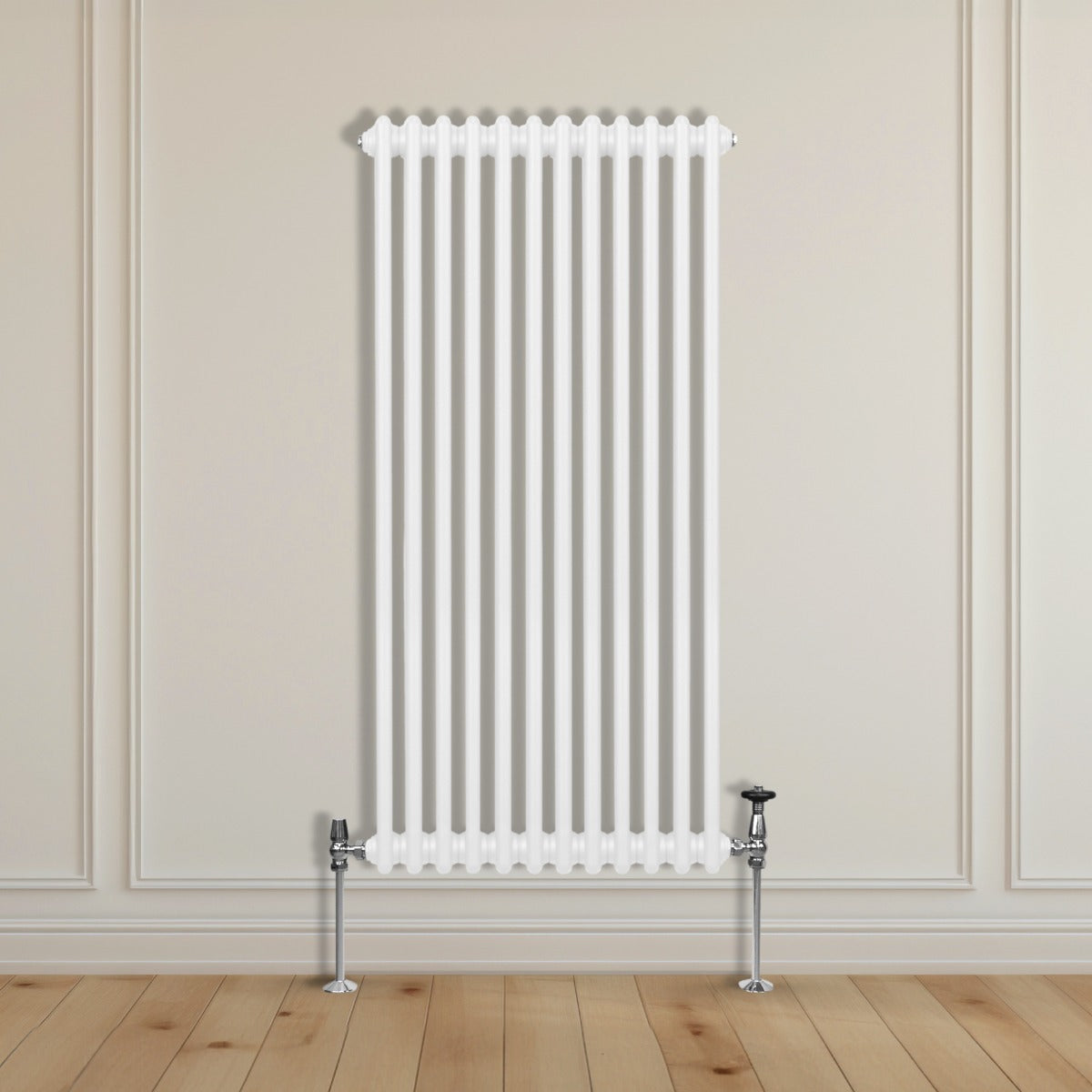 Traditional 2 Column Radiator - 1500 x 562mm - White - Used - Acceptable