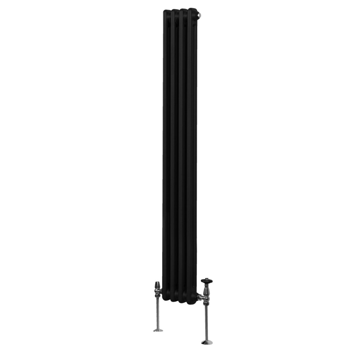 Traditional 2 Column Radiator - 1800 x 202mm - Black - Used - Acceptable