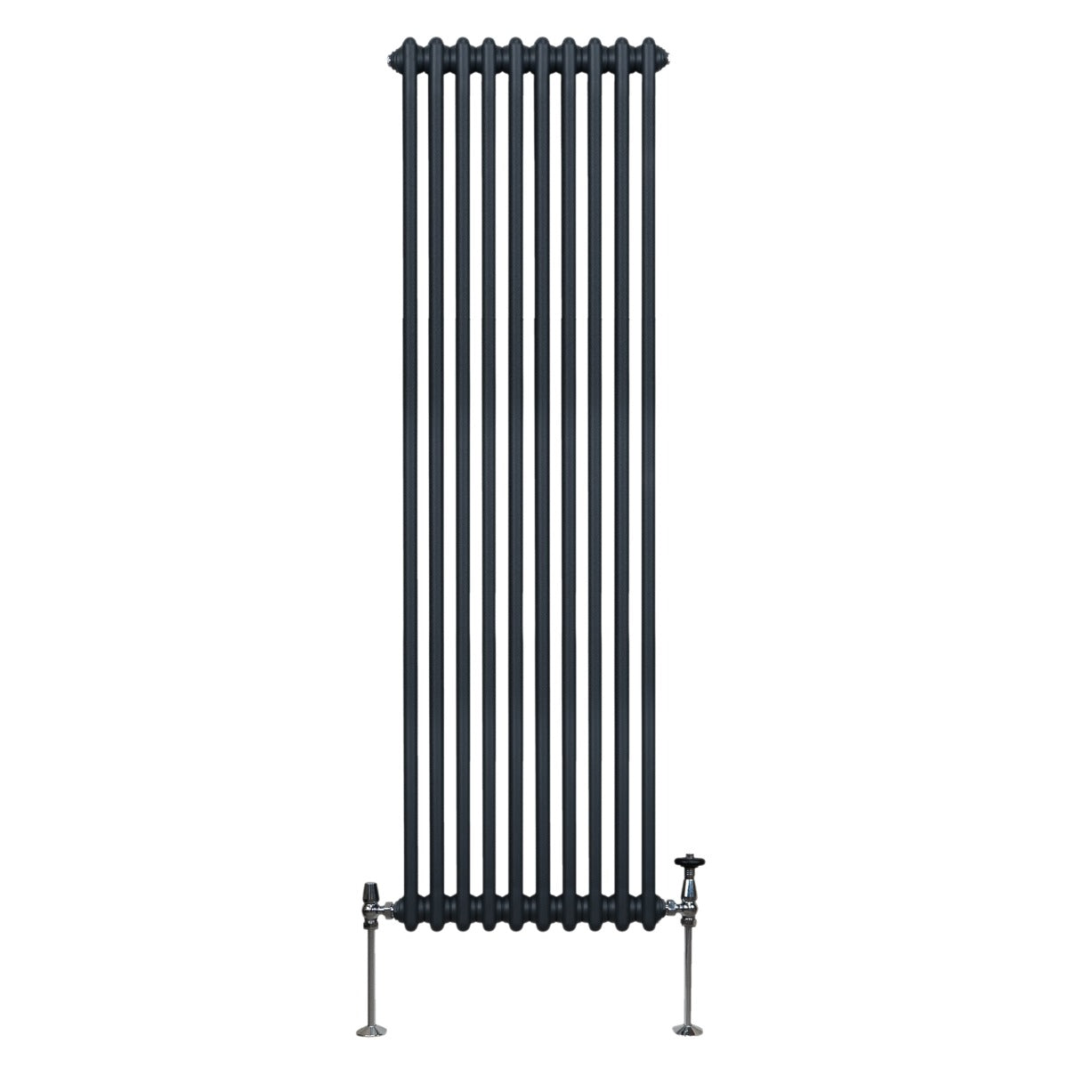 Traditional 2 Column Radiator - 1800 x 472mm - Anthracite Grey - Like New