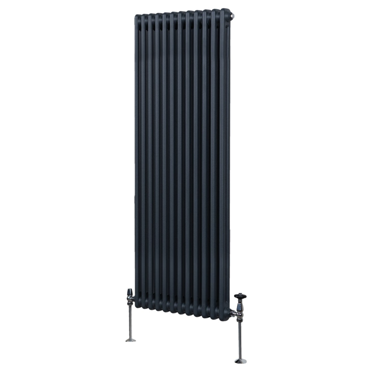 Traditional 2 Column Radiator - 1800 x 562mm - Anthracite Grey - Like New