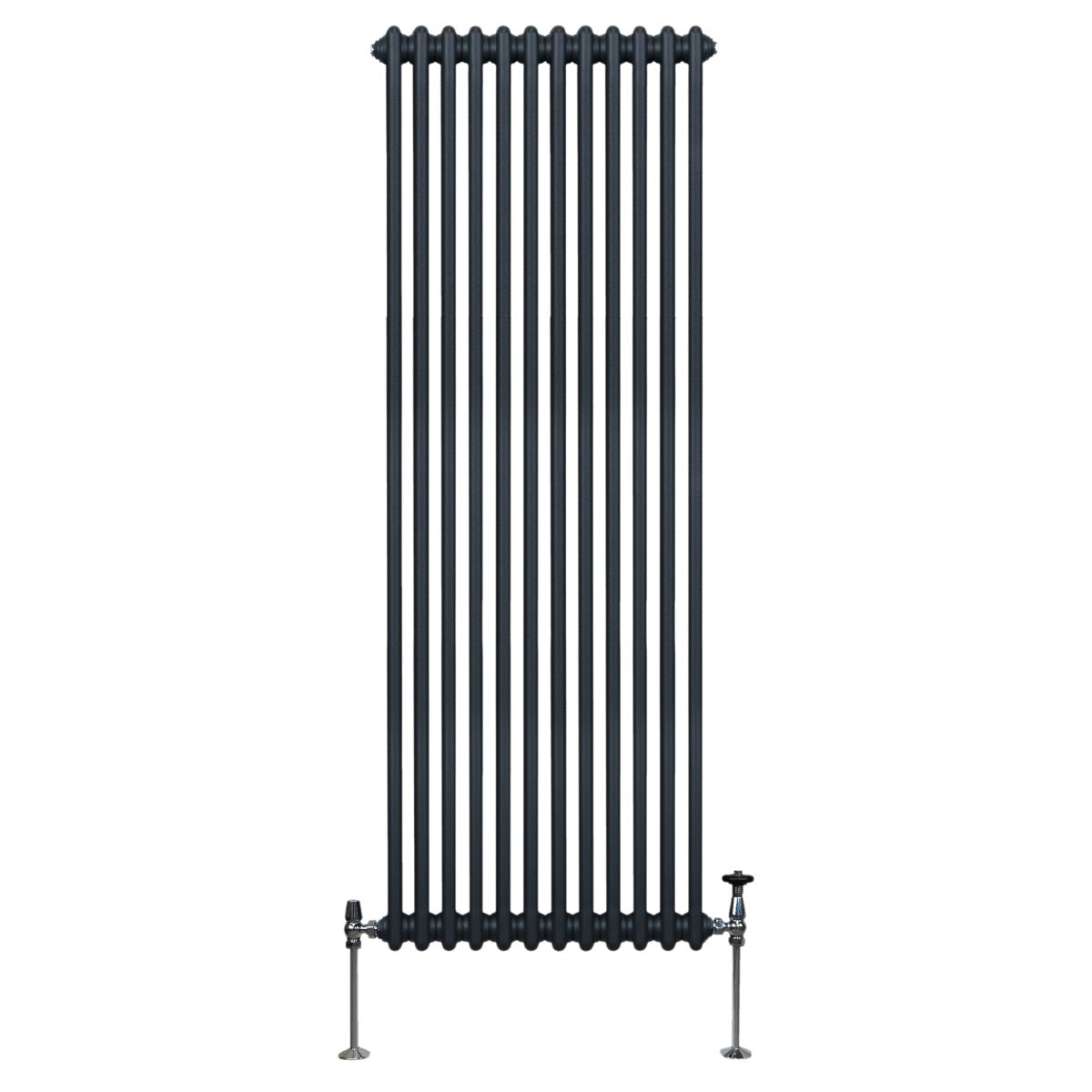 Traditional 2 Column Radiator - 1800 x 562mm - Anthracite Grey - Like New
