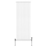 Traditional 2 Column Radiator - 1800 x 562mm - White - Used - Good