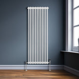 Traditional 2 Column Radiator - 1800 x 562mm - White - Used - Very Good