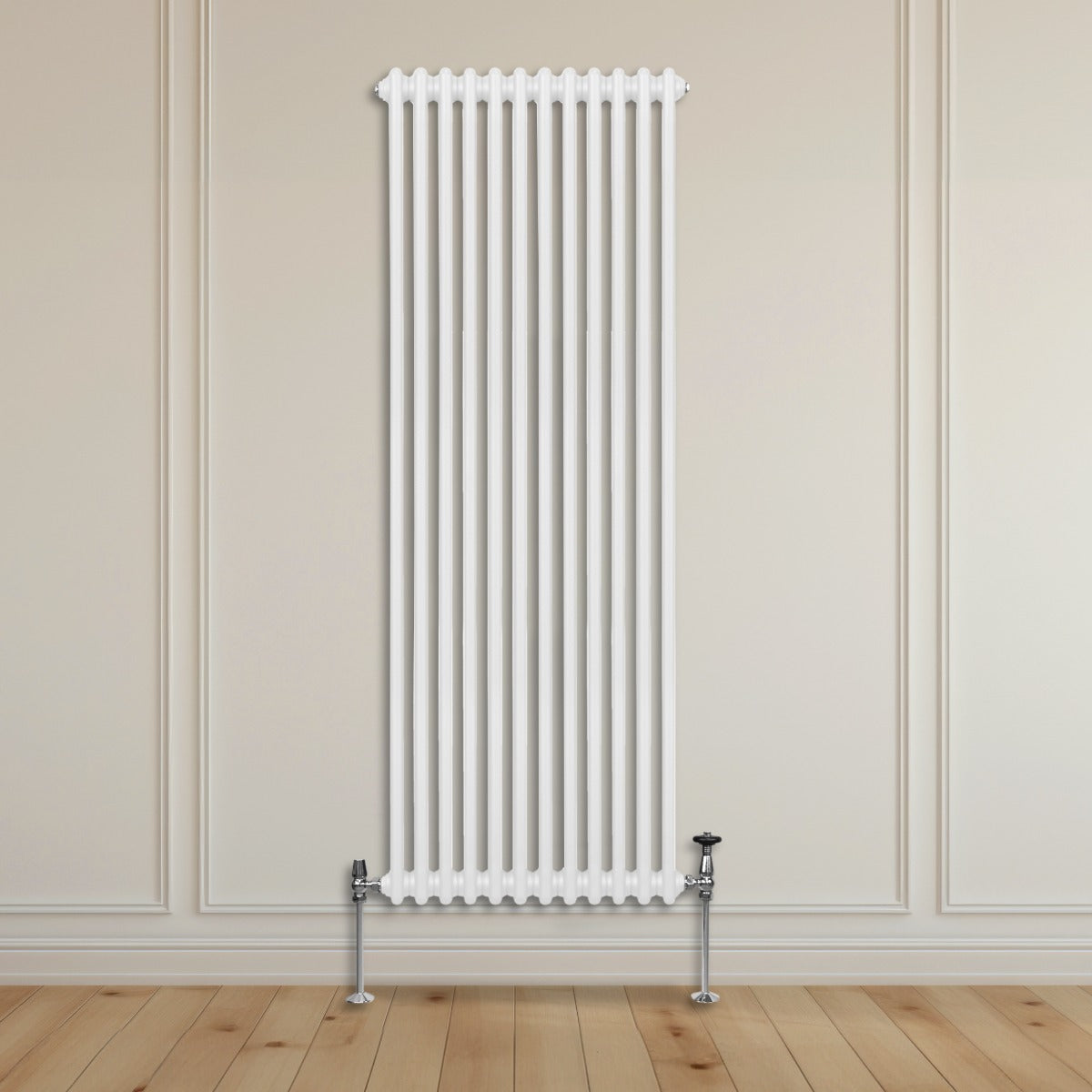 Traditional 2 Column Radiator - 1800 x 562mm - White - Used - Good