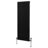 Traditional 2 Column Radiator - 1800 x 562mm - Black - Used - Very Good